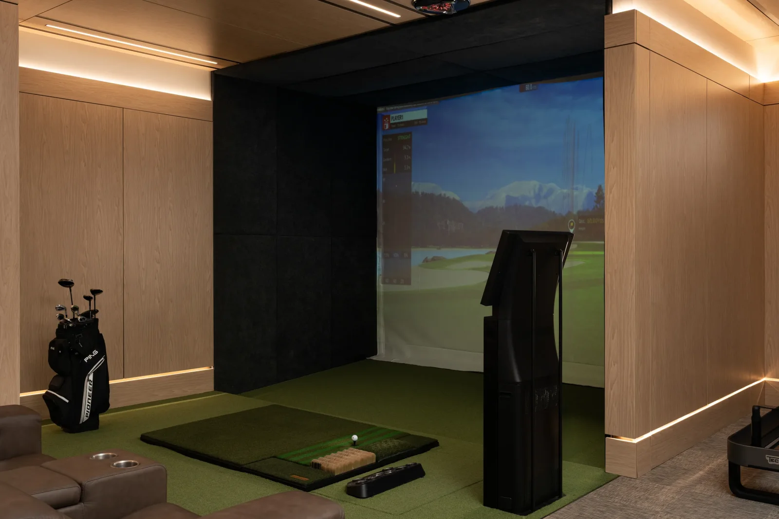 Golf simulator — Del Mar