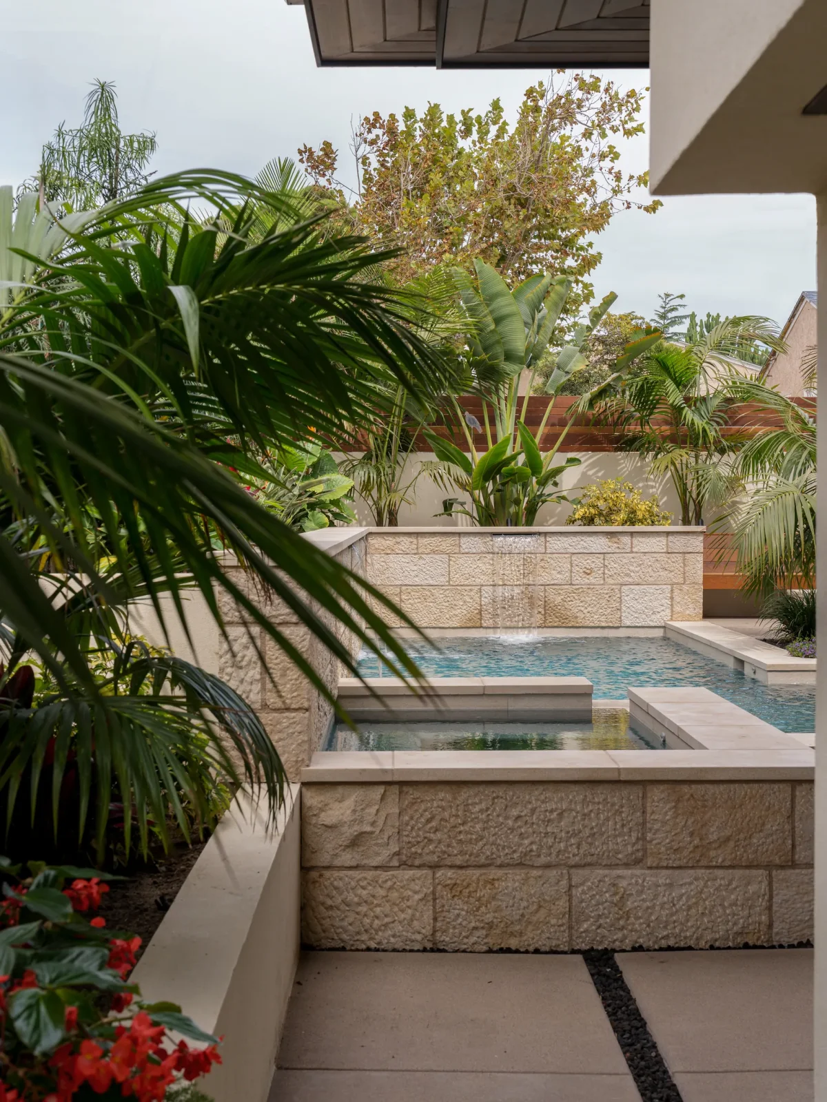 Poolside passage — Pacific Beach