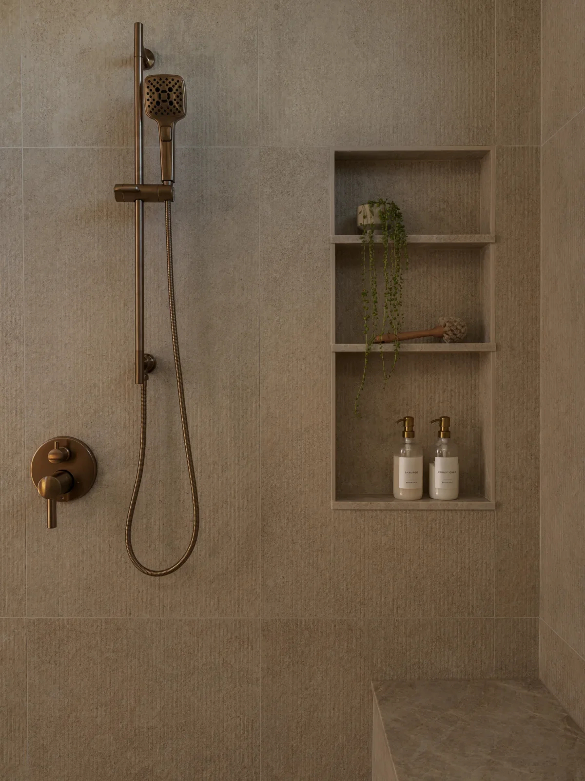 Shower shelves — Sunset Cliffs